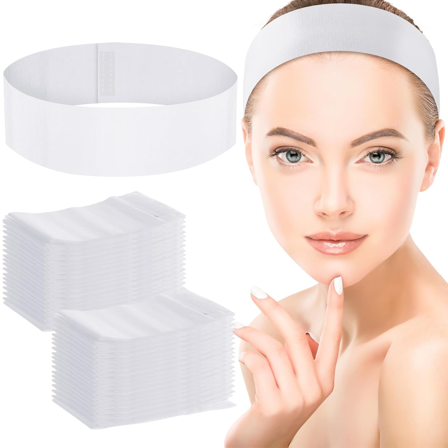 Beauty Makeup Women - 50/100/200 stuks wegwerp gezichtshoofdbanden voor vrouwen