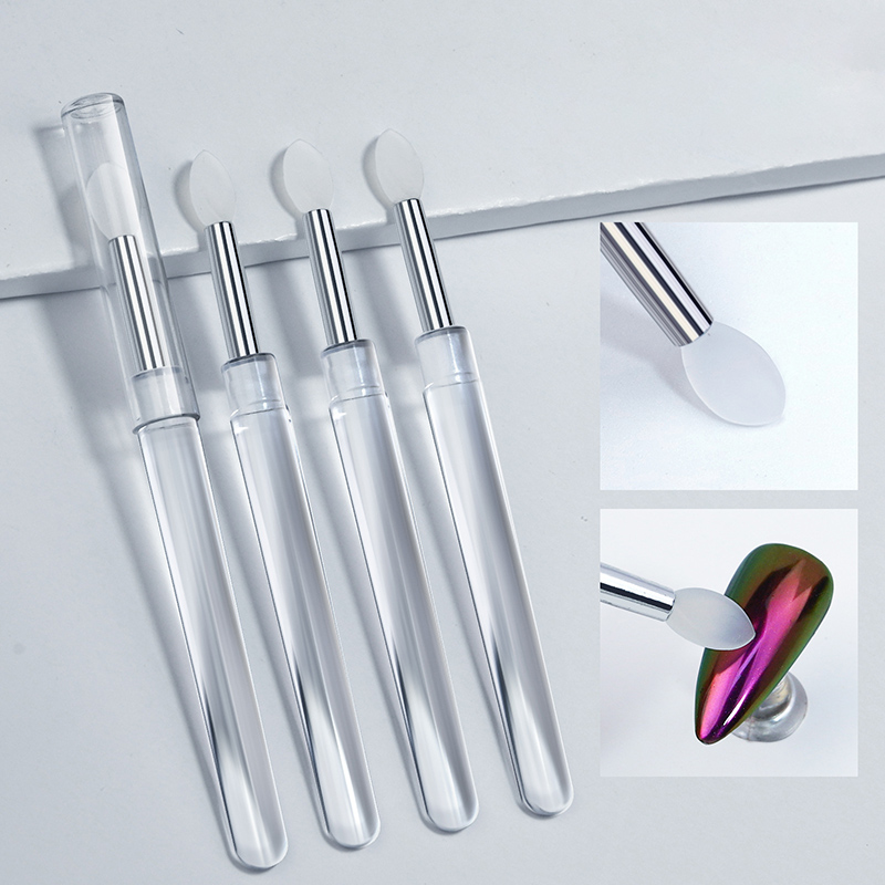 Contour Palette Stick - Multifunctionele siliconen chroom glitter aanbrengen manicure