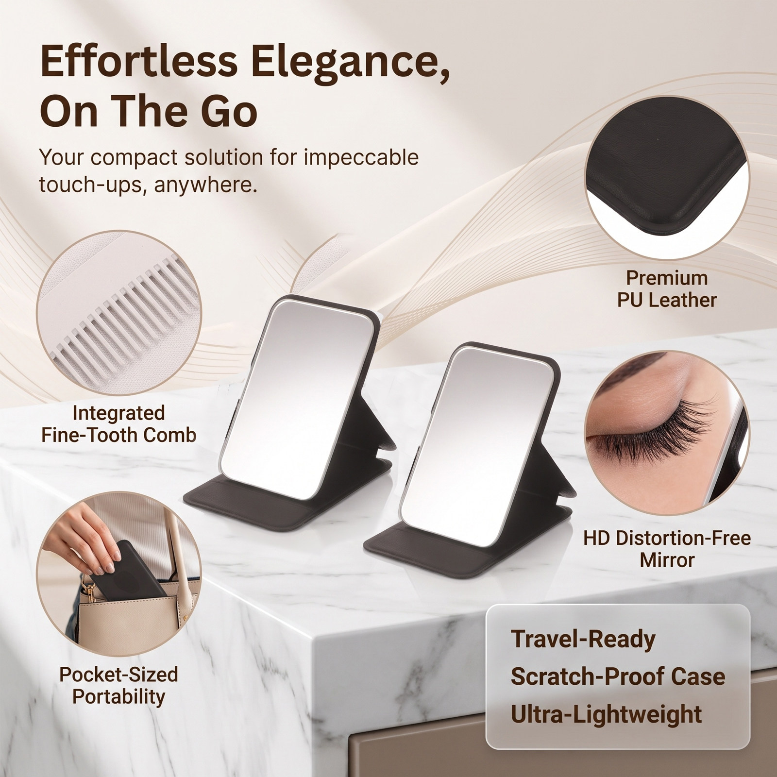 2-delige compacte make-up spie - Beauty Makeup Vanity Set recensie en prijs